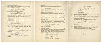 Moe Howard's Script for The Three Stooges 1951 Film ''Three Arabian Nuts'', With Working Title ''Genii With the Light Brown Hair''